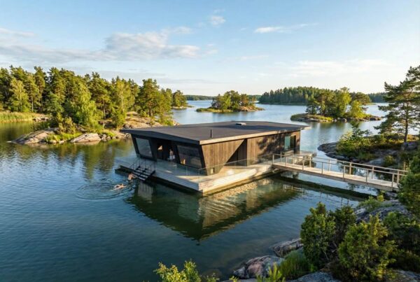 Desavu kelluva sauna Suomessa