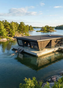 Desavu kelluva sauna Suomessa