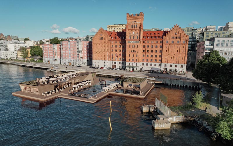 Floating Urban Sauna by Desavu