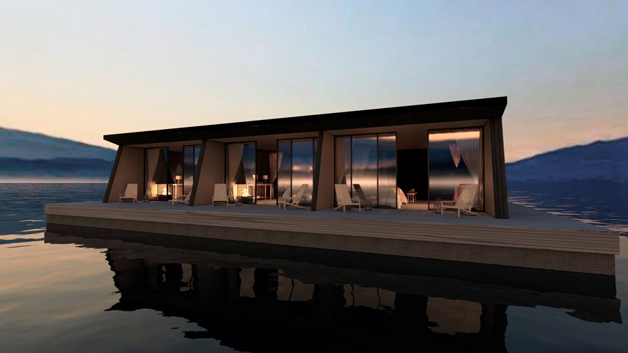 Floating Villa Design by Desavu