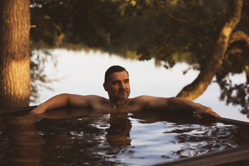 Desavu design sauna allas kesällä