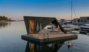 Desavun kelluva Una Design Sauna
