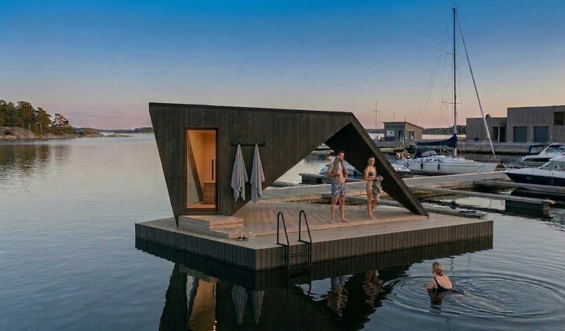 Desavun kelluva Una Design Sauna