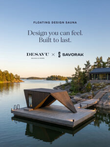 Desavu x Savorak Floating Design Sauna