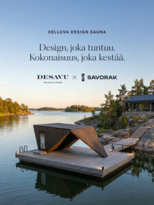 Desavu x Savorak Kelluva Design Sauna