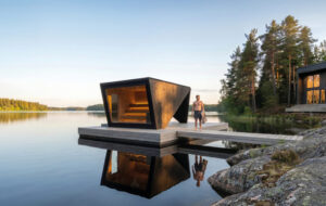 Desavu x Savorak Kelluva Design Sauna kesällä
