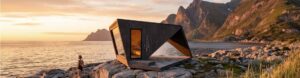 UNA Design Sauna by Desavu designed for year-round commercial use